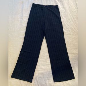 Reformation Alix pants - sparkly black, size M